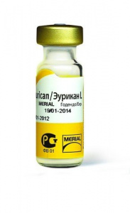 Эурикан (Merial) DHPPI2+L + растворитель, для собак (ЛИЦЕНЗИЯ) фото