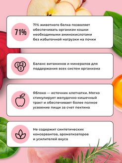 Bowl Wow 0,4кг с индейкой и яблоком сухой для кошек (660071) фото