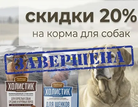 Холистик Премьер: скидка 20% на корма