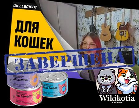 Обзор влажных кормов Wellement от блогера WikiКотия