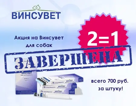 Винсувет: акция 2 по цене 1 Винсувет: акция 2 по цене 1