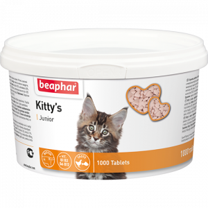 Кормовая витаминная добавка (Beaphar) Kitty's юниор 1000шт для котят, 350гр (12596) фото
