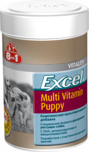 Витамины (8in1) Excel Multi Vitamin Puppy 100таб, для щенков, 125гр фото