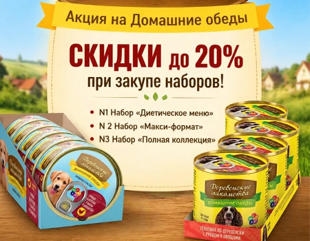 Домашние обеды: скидки до 20% Домашние обеды: скидки до 20%