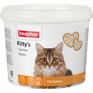 Кормовая витаминная добавка (Beaphar)  Kitty's таурин+биотин 180шт для кошек (12578) фото