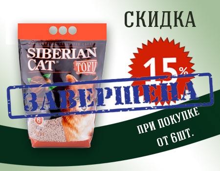 Сибирская кошка Тофу: дополнительная скидка 15% при покупке от 6шт.