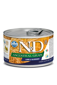 Farmina (Фармина) N&D Low Grain Dog 0,140кг консервы ягненок и черника для собак мини пород (102444) 6 шт/уп фото