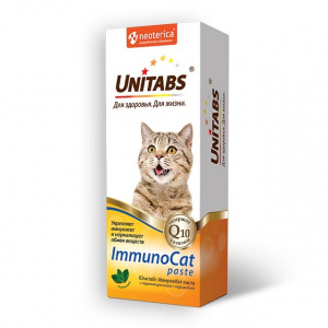 Unitabs 0,12л витаминная паста ImmunoCat для улучшения иммунитета для кошек фото