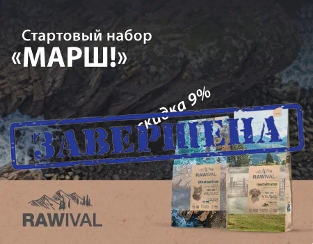 Стартовый набор бренда Rawival «Марш!» Стартовый набор бренда Rawival «Марш!»