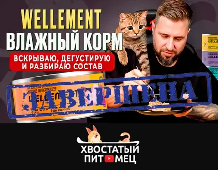 Обзор корма WELLEMENT от владельца блога Хвостатый Питомец Обзор корма WELLEMENT от владельца блога Хвостатый Питомец