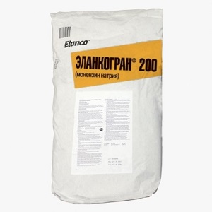 Эланкогран 200 (монензин натрия 200/кг) 25кг