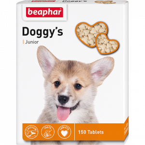 Кормовая витаминная добавка (Beaphar) Doggy's юниор 150шт, для щенков (12575) фото