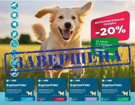 Оквет ЭкспрессТабс: скидка 20% при заказе от 3 SKU Оквет ЭкспрессТабс: скидка 20% при заказе от 3 SKU