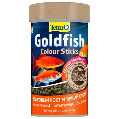 Tetra Goldfish Colour Sticks 0,1л корм гранулы для окраса золотых рыбок