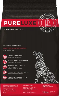 PURELUXE 18,14кг Элитное Питание для собак взрослых с ягненком и нутом (939624) фото