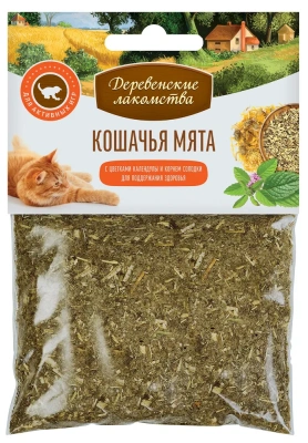 Деревенские лакомства 0,015кг кошачья мята Календула + корень солодки (72970032) фото