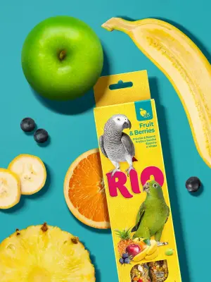 Rio 0,09кг*2шт палочки для попугаев с фруктами и ягодами фото