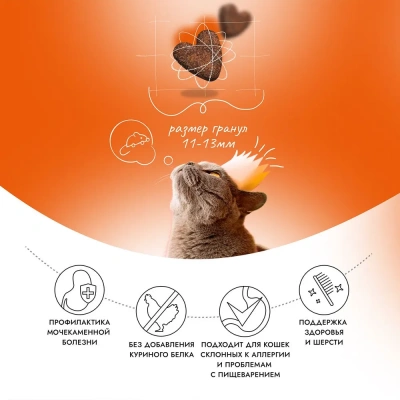Best Dinner Adult Cat  1,5кг утка и клюква сухой для кошек  фото