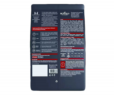 Баффало Mr.Buffalo Adult Hair&Skin 1,8кг с лососем для кожи и шерсти сухой корм для кошек (078694) фото