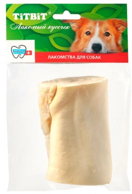 TiTBiT 0,252кг лакомство голень говяжья малая (мягкая упаковка) фото