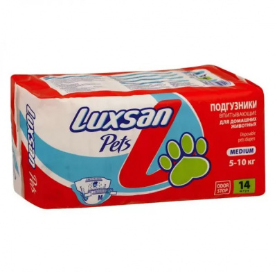 Подгузники (Luxsan) Premium для животных Medium 5-10кг №14 (12)