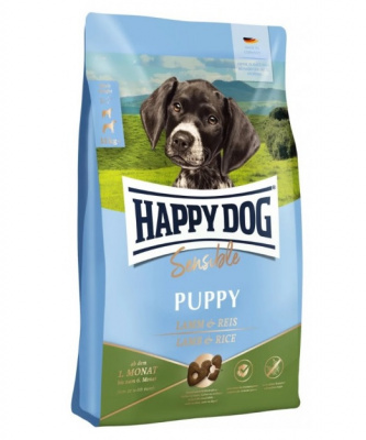 Happy Dog 1кг ягненок и рис сухой для щенков (152173)
