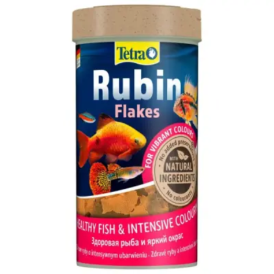 Tetra Rubin 0,25л корм хлопья для окраски рыб, 52г