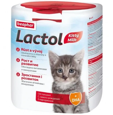 Молочная смесь (Beaphar) Lactol Kitty-Milk 500г (растительные компоненты), для котят (15206)