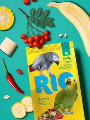 Rio 0,5кг корм для крупных попугаев основной рацион фото
