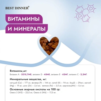 Best Dinner Vet Profi Urinary 0,085кг (диета при мочекаменной болезни) курица кусочки в соусе влажный для кошек (403486) фото