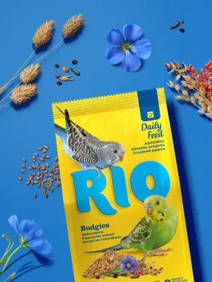 Rio 1кг корм для волнистых попугайчиков основной рацион фото