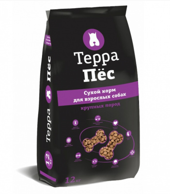 Терра Пес  12кг для крупных пород сухой для собак (772482)       