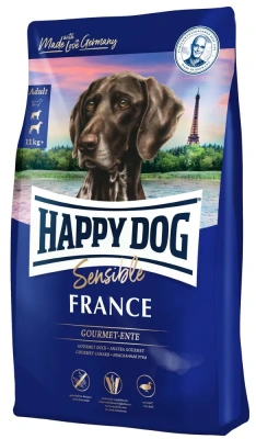 Happy Dog Supreme Sensible France 2,8кг утка с картофелем монобелок сухой для собак средних и крупных пород при пищевой аллергии фото