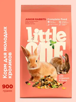 Little One 0,9кг Корм для молодых кроликов