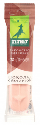 TiTBiT 0,02кг шоколад с йогуртом и воздушным рисом для собак