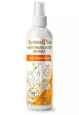 Спрей (Animal Play) Нейтрализатор запаха для собак и кошек, 200мл NEW фото