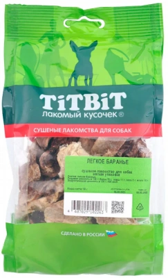 TiTBiT 0,03кг лакомство легкое баранье (мягкая упаковка) фото