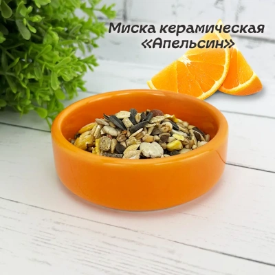 Миска (Triol) керамическая CB01 Апельсин 0.1л фото