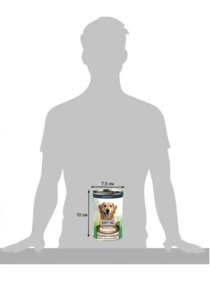 Happy Dog Natur Line 0,410кг телятина, овощи консервы для собак (741084) фото