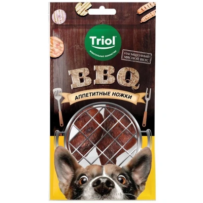 Triol 0,105кг BBQ Аппетитные ножки лакомство для собак
