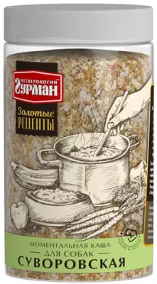 102103005 Каша для собак Четвероногий гурман "Золотые Рецепты. Суворовская", 300 г
