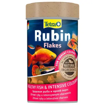 Tetra Rubin 0,1л корм хлопья для окраски рыб
