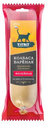 TitBit 0,1кг колбаса вареная Филейная лакомство для кошек