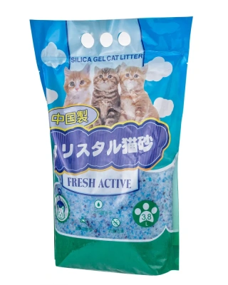 Наполнитель (Hakase Arekkusu) Fresh Active 3,8л силикагелевый для кошек фото