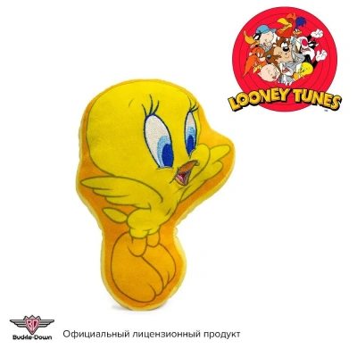 Игрушка-пищалка (Buckle-Down) Птичка Твити мультицвет 