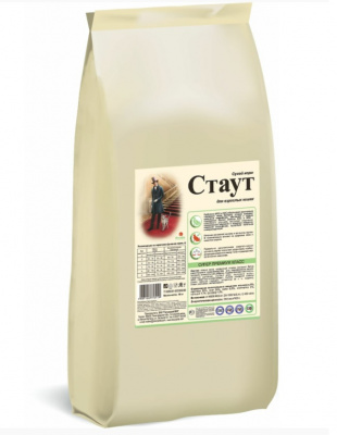 Стаут 15кг цыпленок+рис сухой для взрослых кошек (770419)   