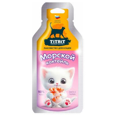 TiTBiT 0,015кг Морской коктейль лакомство для кошек фото