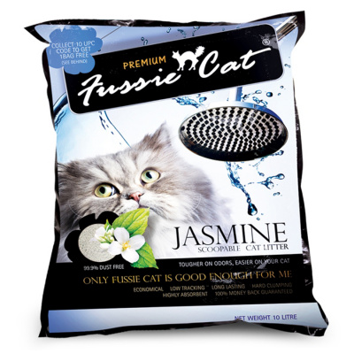 Наполнитель (Fussie Cat) 5л Жасмин комкующийся фото