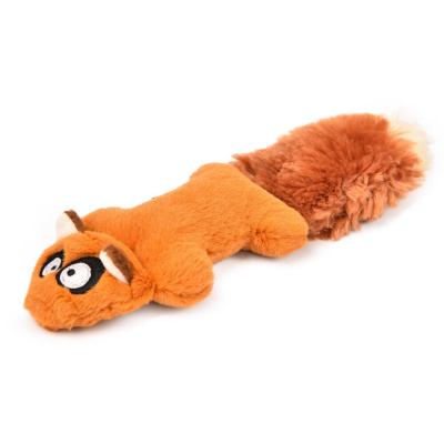 Игрушка (GiGWi) 75066 Белка с пищалками 24см для собак, серия PLUSH FRIENDZ фото