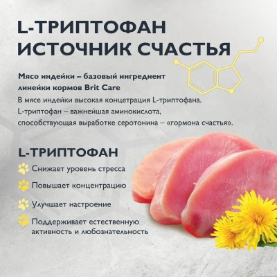 Brit Care Cat Superpremium Sterilised 7кг морская рыба и индейка сухой для стерилизованных кошек, контроль веса фото
